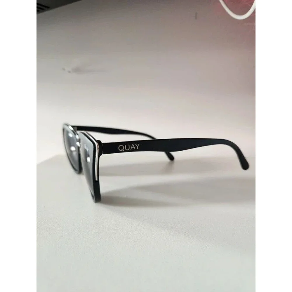 Quay Australia My GirlCat-Eye Sunglasses - Black & Gold